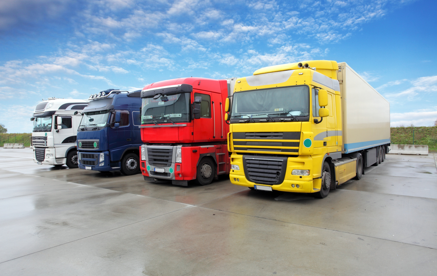 Truck in warehouse - Cargo Transport